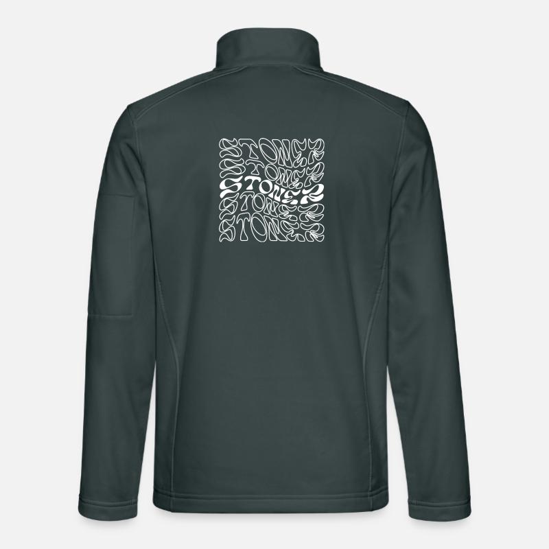 Conception typographique Stoner Rock Veste en tissu softshell Unisexe