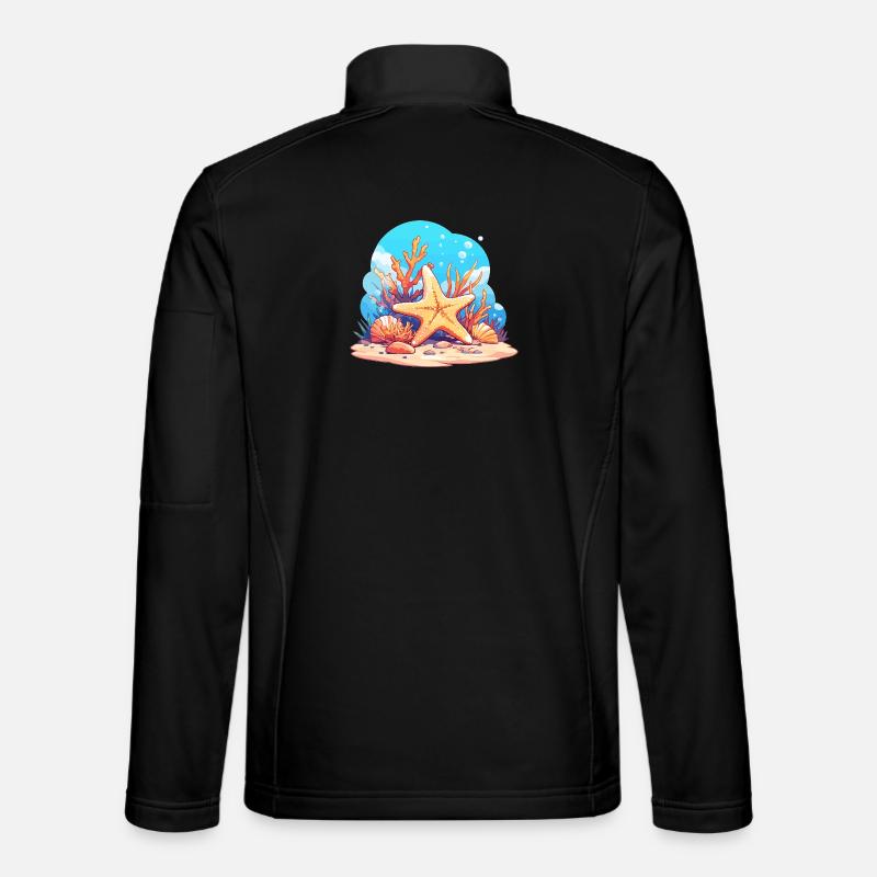 Étoile de mer Étoile de mer - Veste en tissu softshell Unisexe - noir