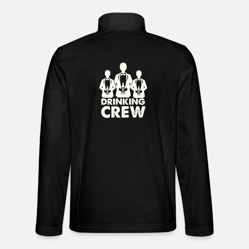 drinking_crew_01- - Veste en tissu softshell Unisexe - noir
