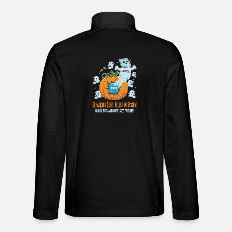Gehackter Geist: Feller im System ! - Unisex Softshelljacke - Schwarz