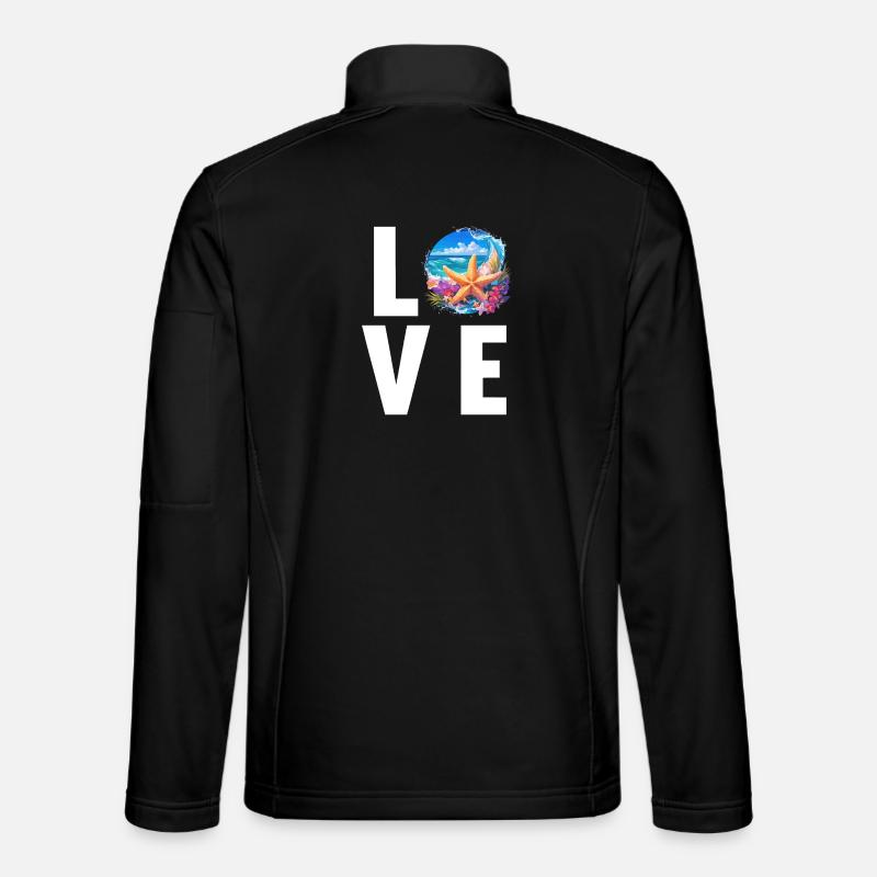 Étoile de mer Étoile de mer - Veste en tissu softshell Unisexe - noir