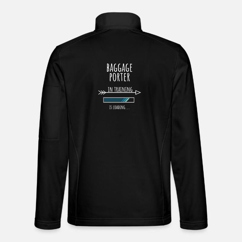 Gift Profession Training Luggage Rack - Unisex Softshell Jacket - black
