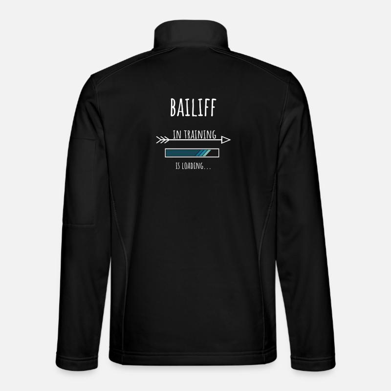 Bailiff Gift Profession Training Bailiff - Unisex Softshell Jacket - black