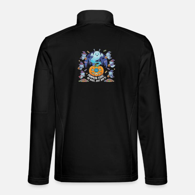 Pumpkin-Code: No Bugs, Just Boo's ! Unisex Softshelljacke