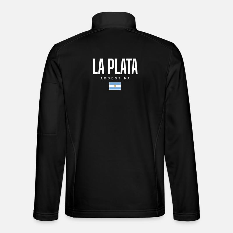 La Plata Argentinien Argentinier - Unisex Softshelljacke - Schwarz