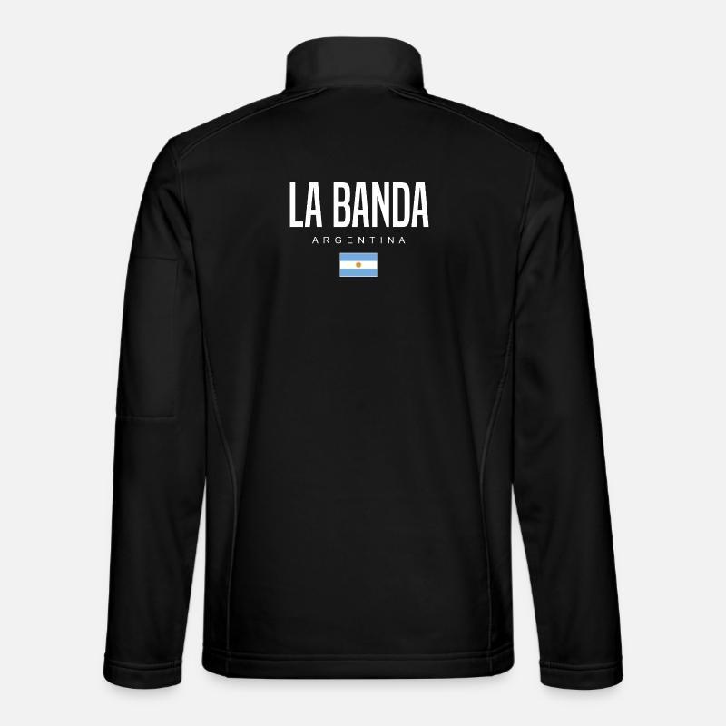 La Banda Argentinien Argentinier - Unisex Softshelljacke - Schwarz