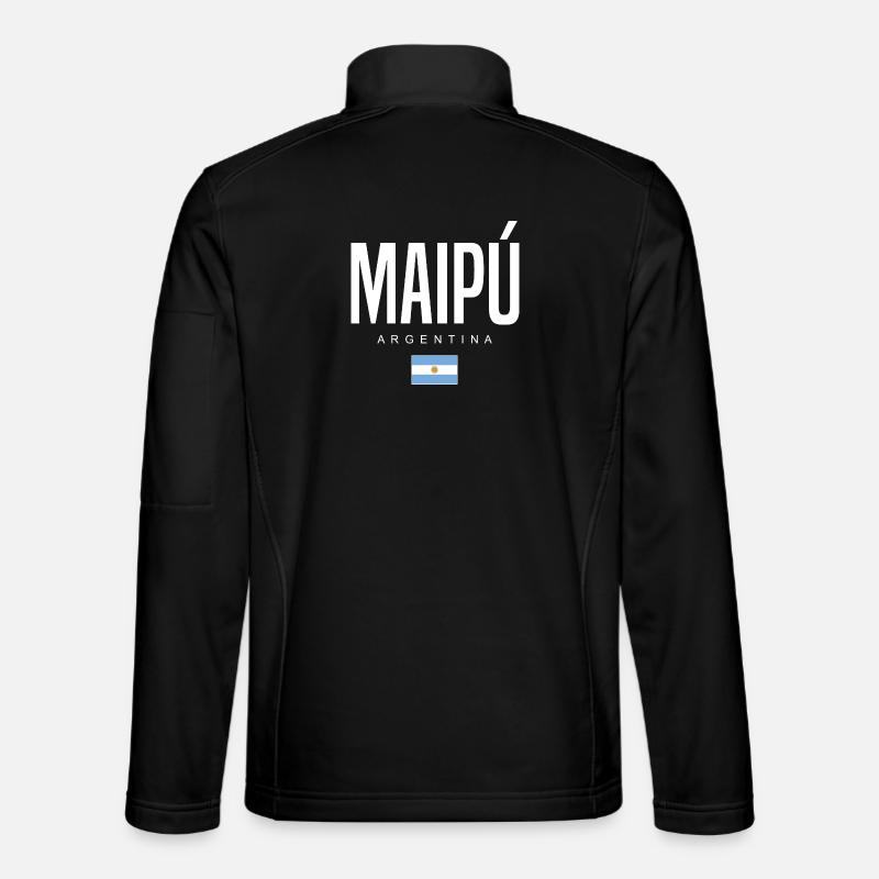 Maipú Argentinien Argentinier - Unisex Softshelljacke - Schwarz