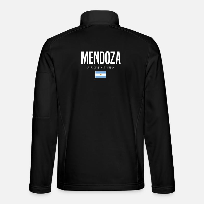 Mendoza Argentinien Argentinier - Unisex Softshelljacke - Schwarz