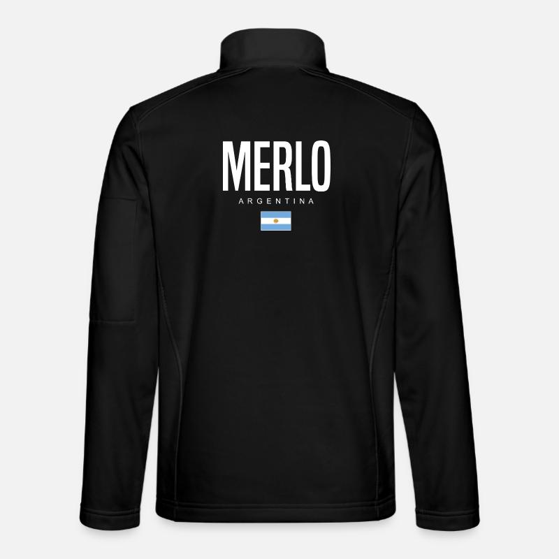 Merlo Argentina Argentinian - Unisex Softshell Jacket - black