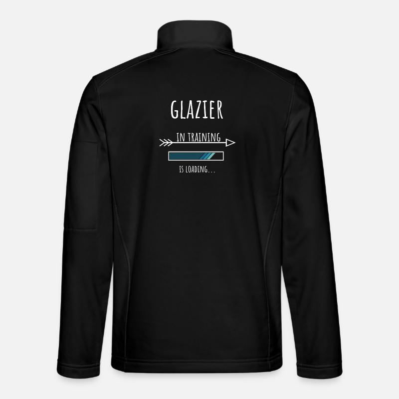 Glazier Gift Profession Training Glazier - Unisex Softshell Jacket - black
