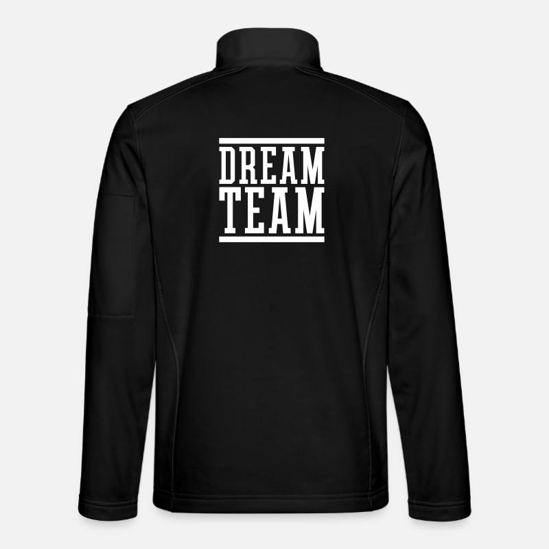 Dream Team - Unisex Softshell Jacket - black