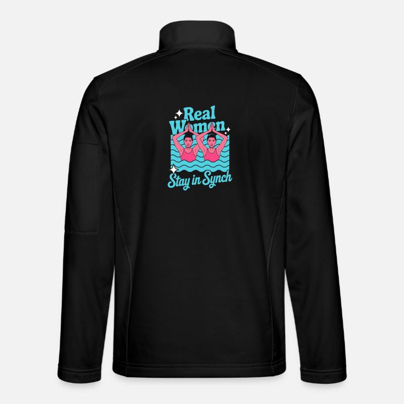 Synchronschwimmen Kunstschwimmen Wassersport - Unisex Softshelljacke - Schwarz