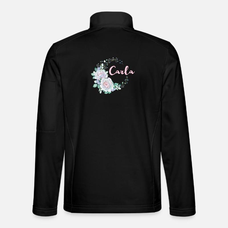 For Carla - Unisex Softshell Jacket - black