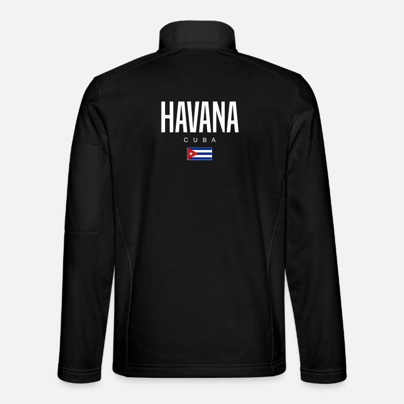 Havana Cuba Cubans - Unisex Softshell Jacket - black