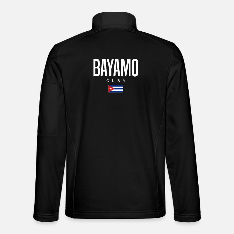 Bayamo Cuba Cubains - Veste en tissu softshell Unisexe - noir