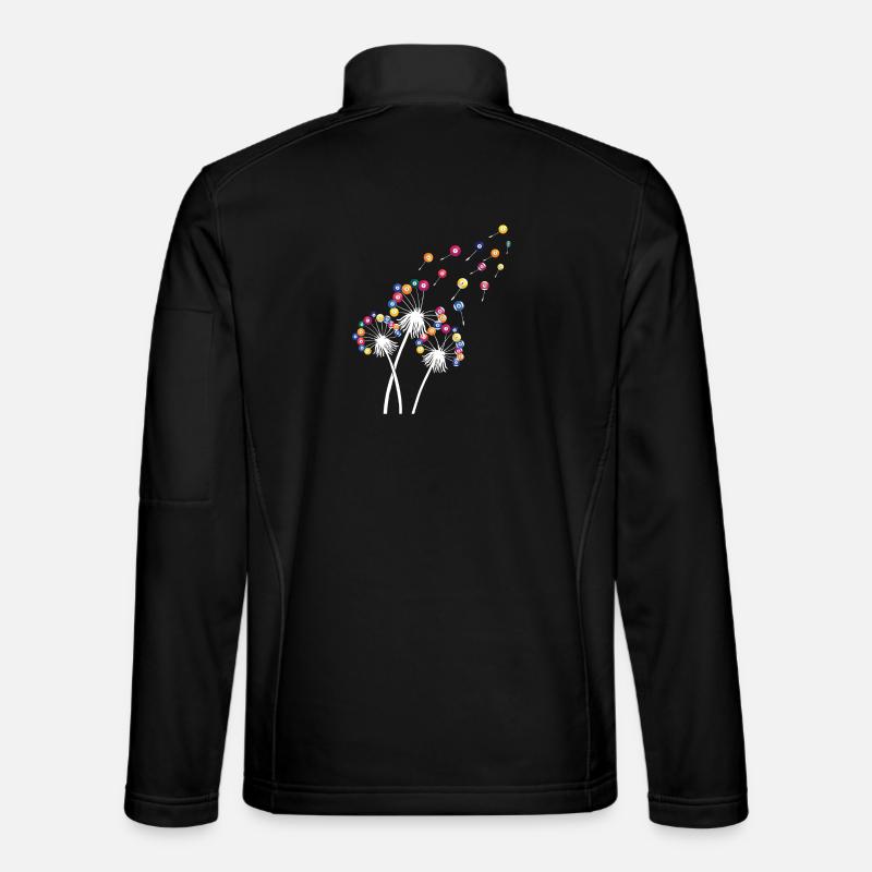 Löwenzahn-Billardkugel, lustiges Queue, Sportkunst Unisex Softshelljacke