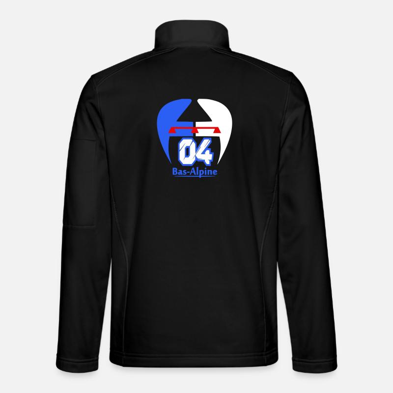 Bas-Alpine 04 logo - Unisex Softshell Jacket - black