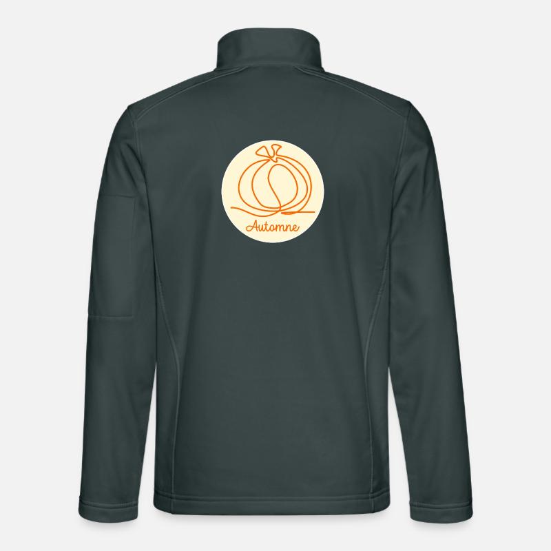 Automne Courge Veste en tissu softshell Unisexe