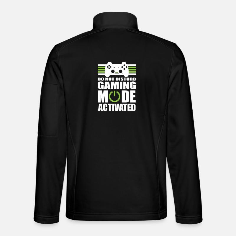 Gaming-Modus: Nicht stören - Unisex Softshelljacke - Schwarz