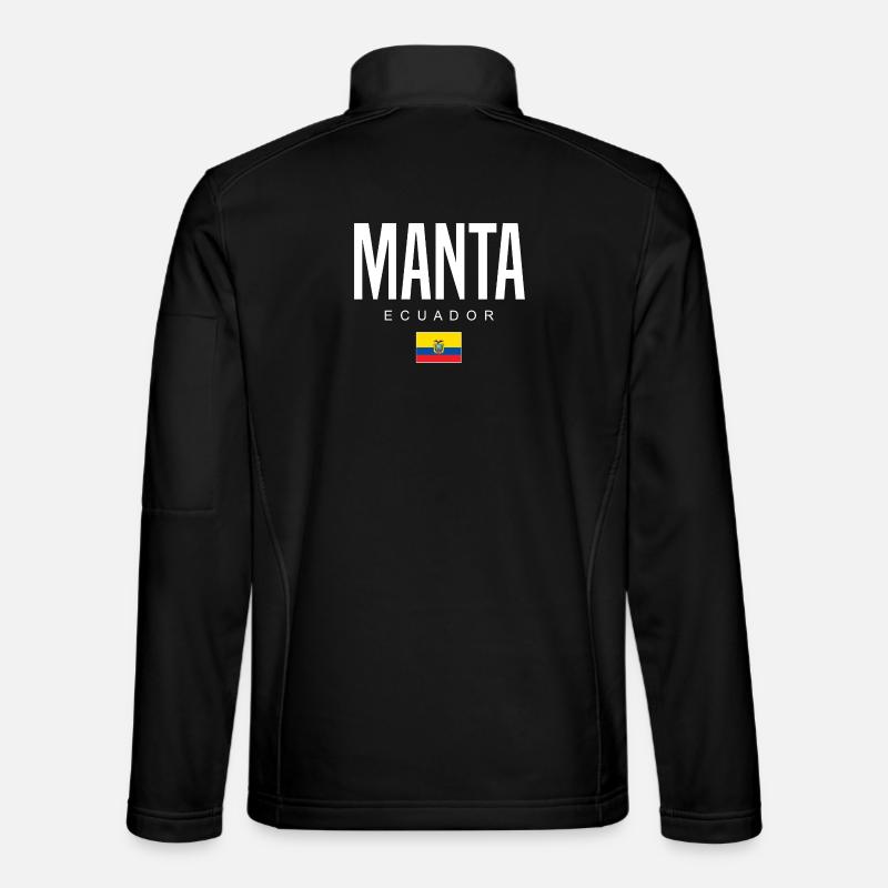 Manta Ecuador Ecuadorian - Unisex Softshell Jacket - black