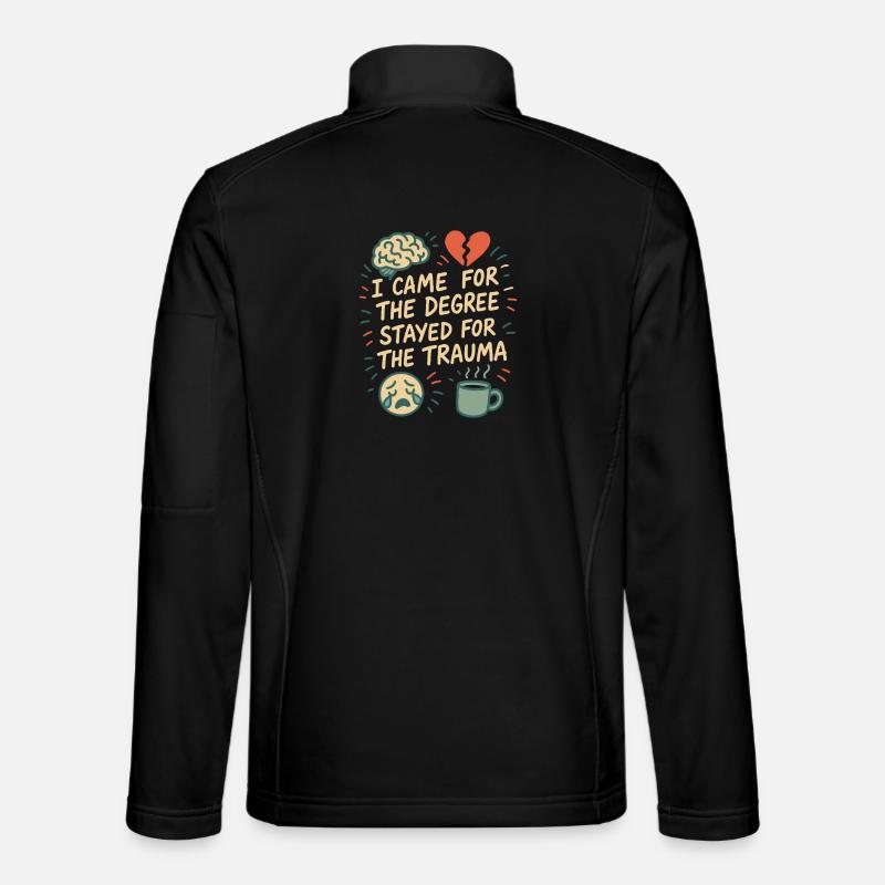 Future psychologist diagnose me - Unisex Softshell Jacket - black