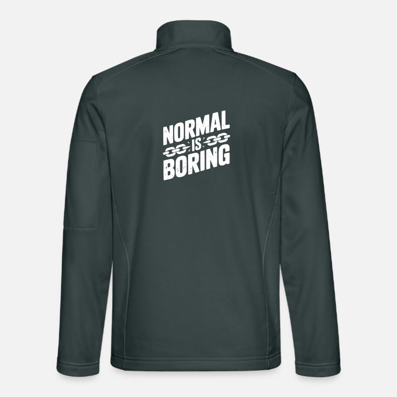 Normal is Boring Unisex Softshell Jacket