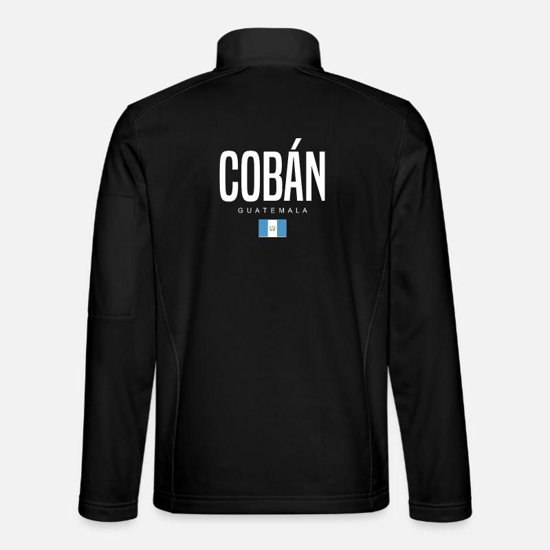 Cobán Guatemala Guatemalteken - Unisex Softshell Jacket - black