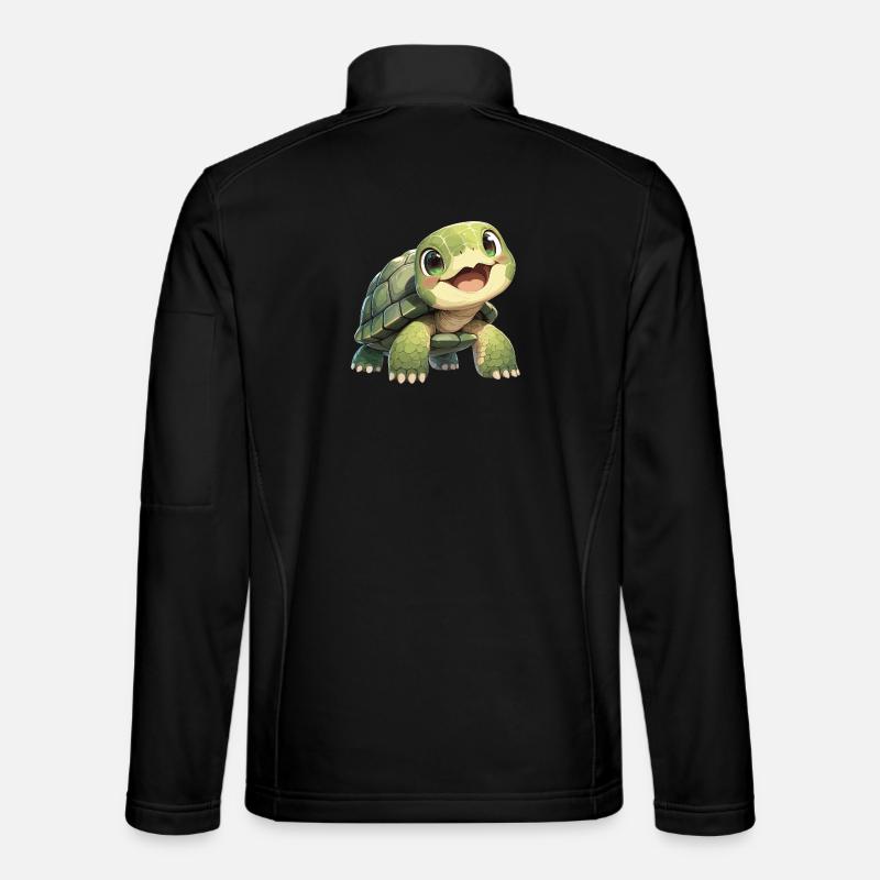 Tortoises Tortoise - Unisex Softshell Jacket - black