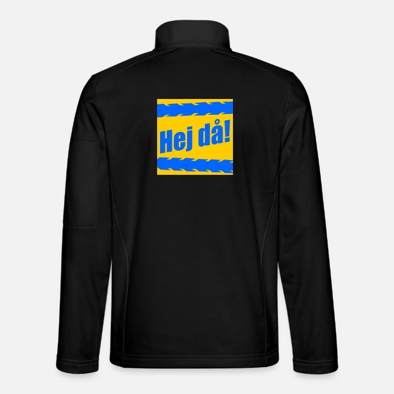 Goodbye farewell from cyclist - Unisex Softshell Jacket - black
