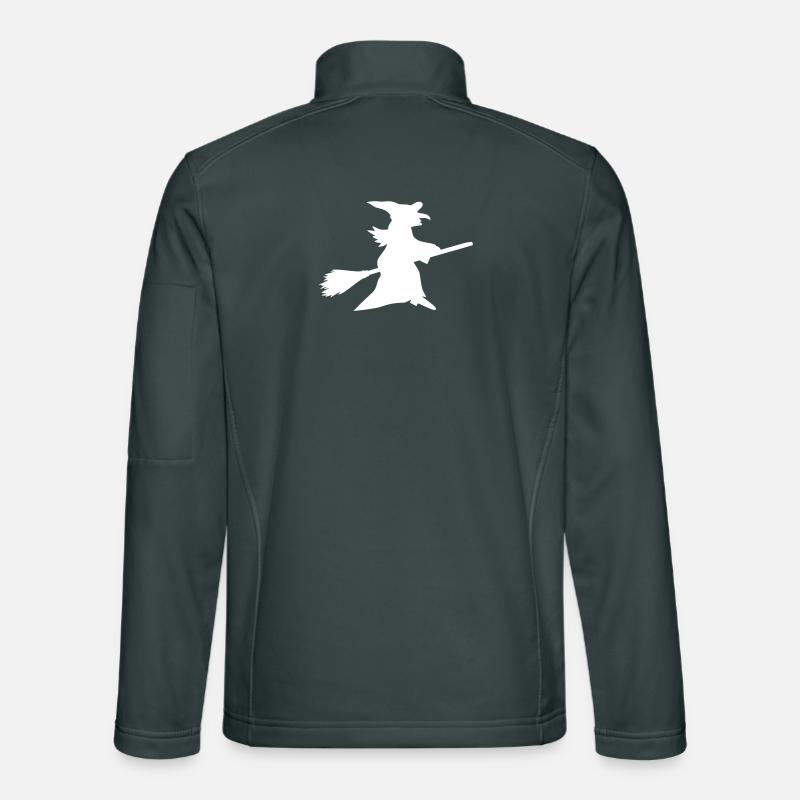 Fairytale magic witch in the forest Unisex Softshell Jacket