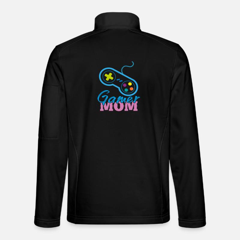 Gamer Mama - Unisex Softshelljacke - Schwarz