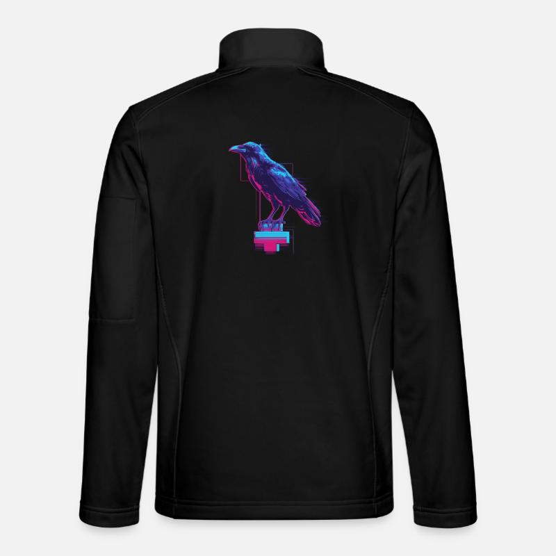 Neon Rabe - Unisex Softshelljacke - Schwarz