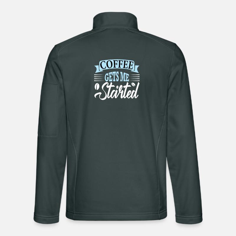 coffee gets me started Unisex Softshell Jacket
