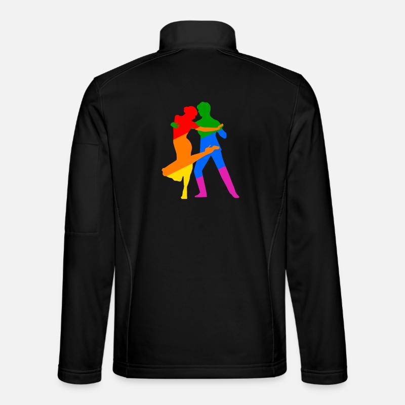 Gay Tango Argentino - Unisex Softshell Jacket - black