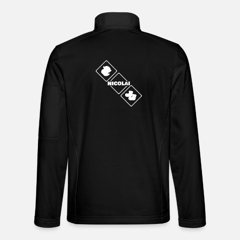 Nicolai - Unisex Softshelljacke - Schwarz