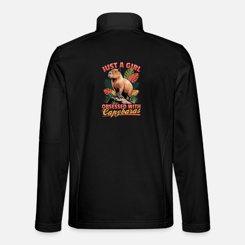 Funny Capybara Unisex Softshelljacke