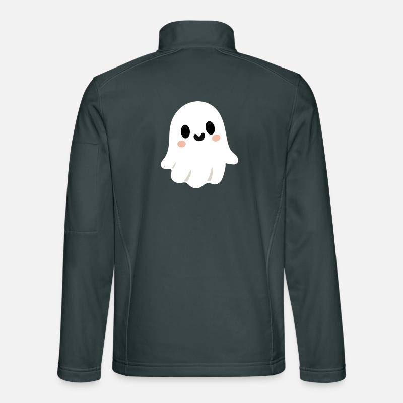 Cute Ghost Unisex Softshell Jacket