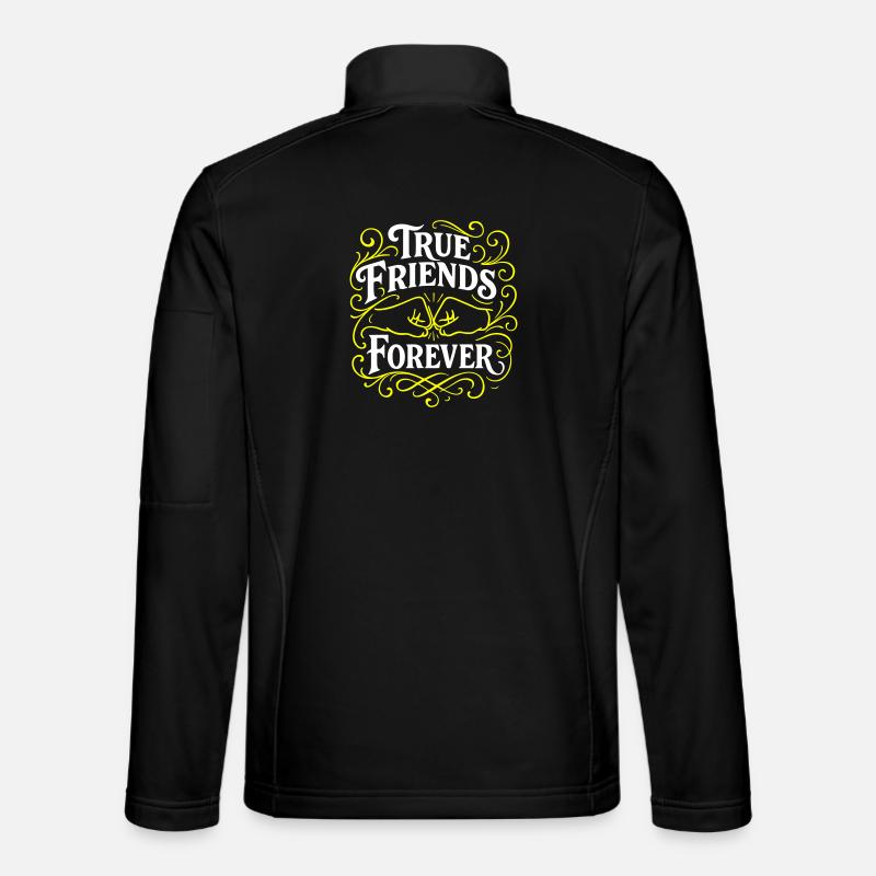 Loyal friends forever - Unisex Softshell Jacket - black