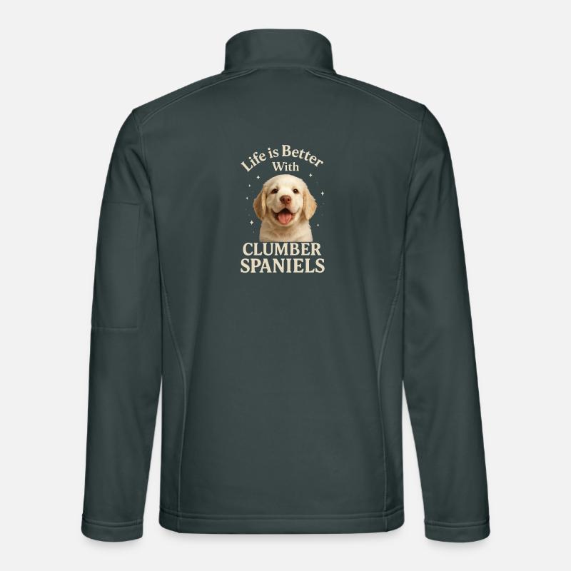 Clumber Spaniel Unisex Softshell Jacket