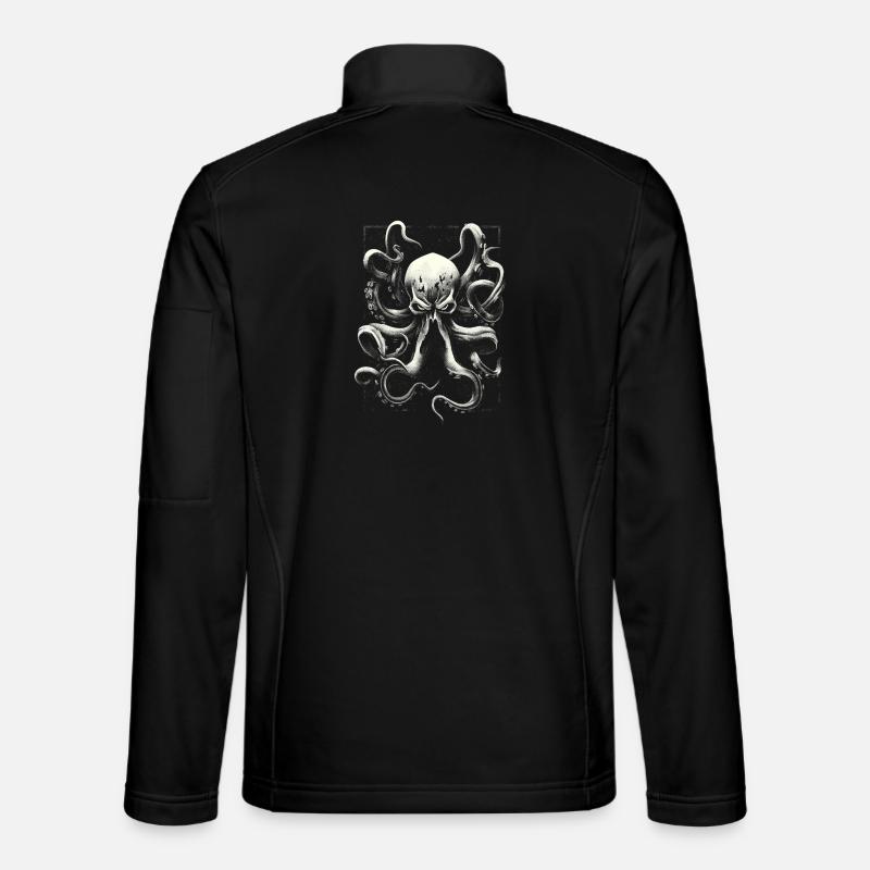 Octopuses - Unisex Softshell Jacket - black