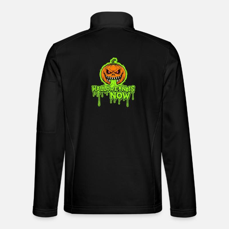 Halloween ist jetzt ! - Unisex Softshelljacke - Schwarz