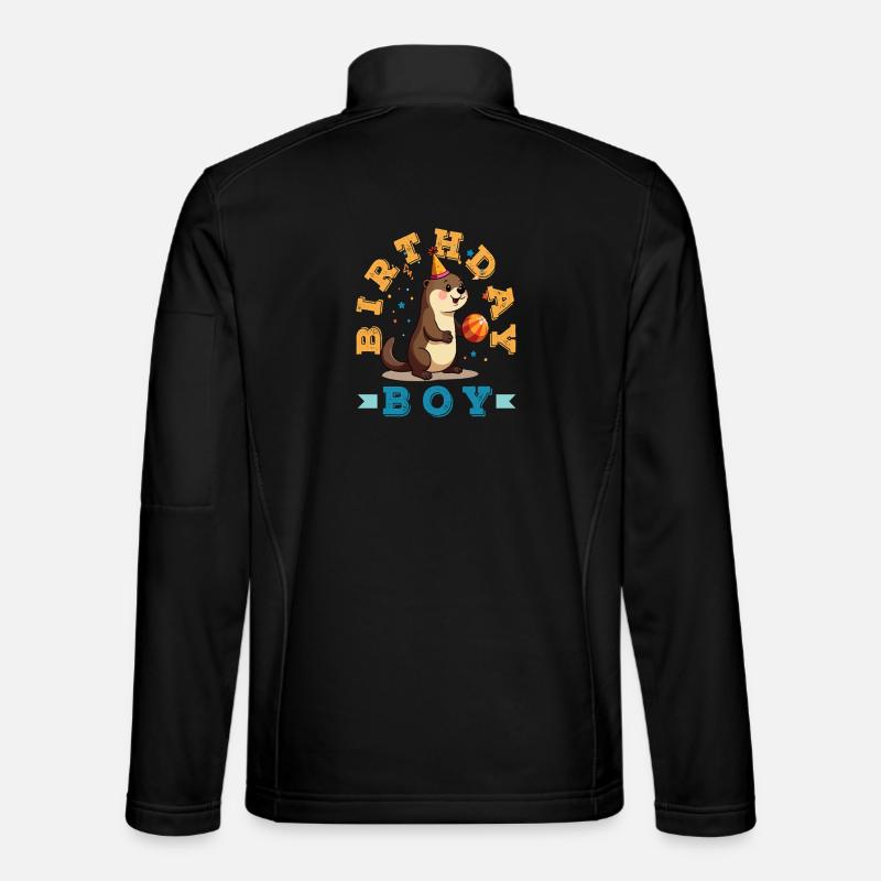 This Otter is 2 - Cute Birthday Motif Unisex Softshell Jacket