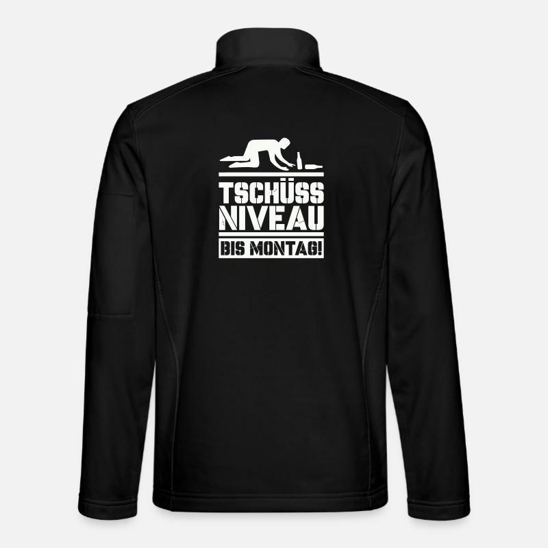 Bye bye level until Monday - Unisex Softshell Jacket - black