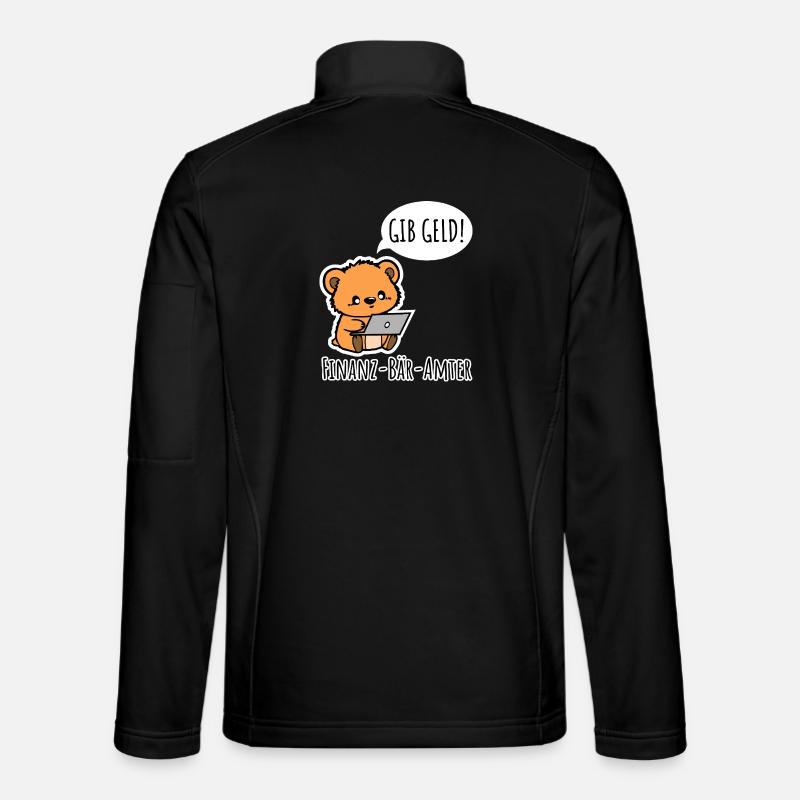 Finanz-Bär-Amter - GIB GELD! - Unisex Softshelljacke - Schwarz