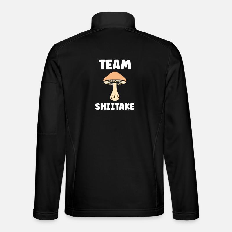 Shiitake Team Tee - Unisex Softshell Jacket - black