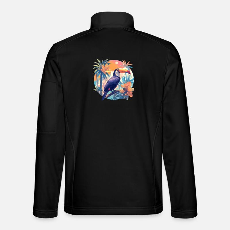 Tukane Tukan - Unisex Softshelljacke - Schwarz