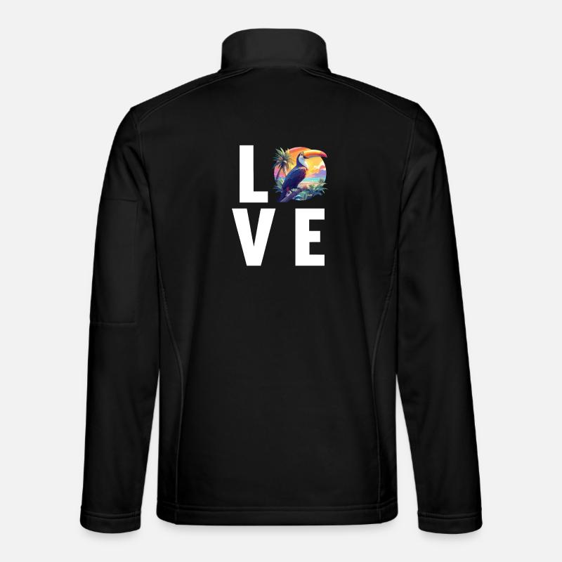 Toucans Toucan - Unisex Softshell Jacket - black