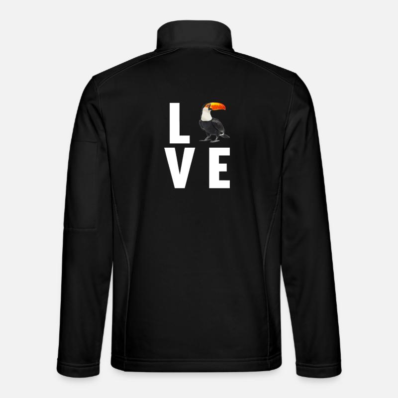 Toucans Toucan - Unisex Softshell Jacket - black