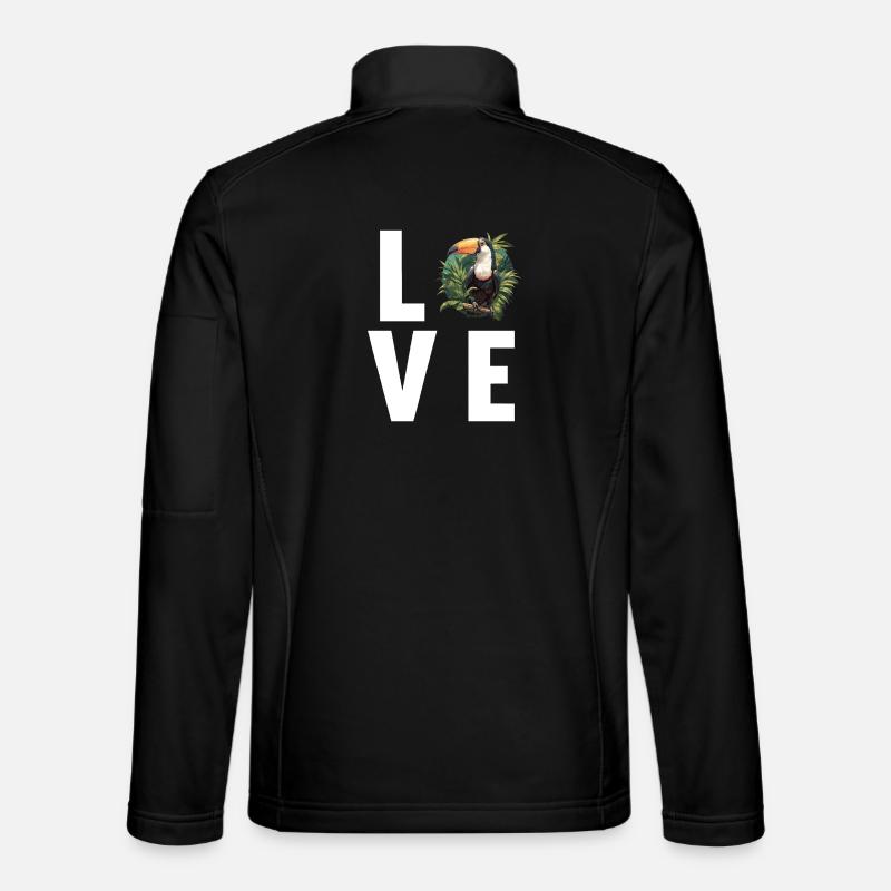 Toucans Toucan - Unisex Softshell Jacket - black