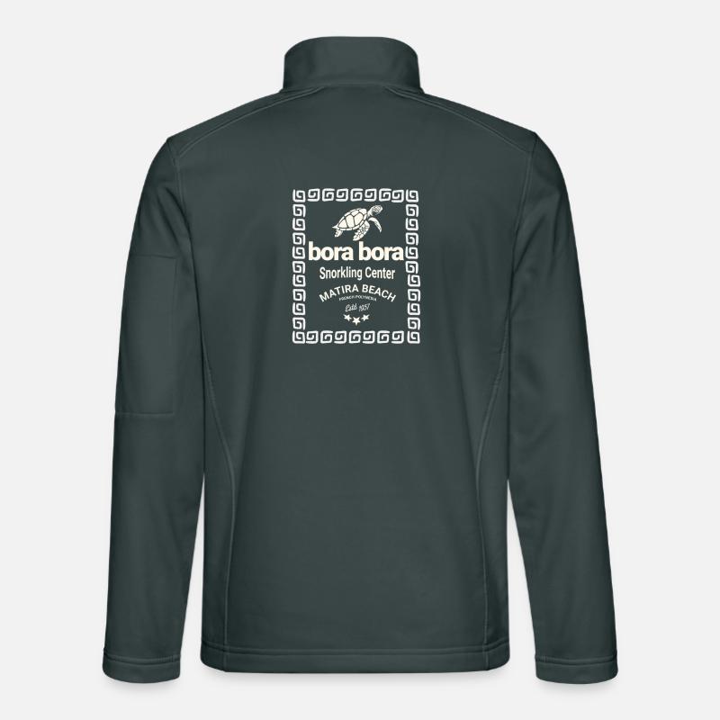 Bora Bora Logo Diving Center Unisex Softshell Jacket